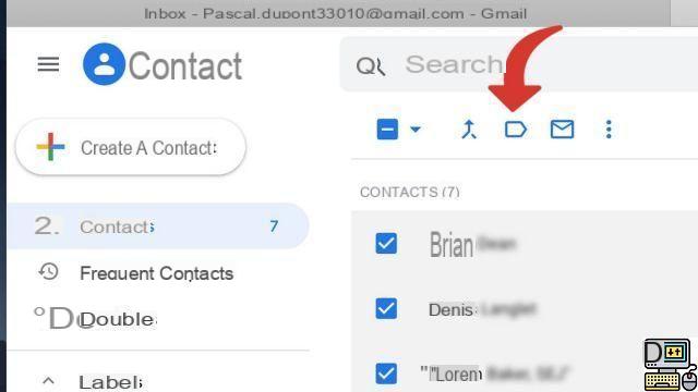 ¿Cómo crear una lista de correo en Gmail?