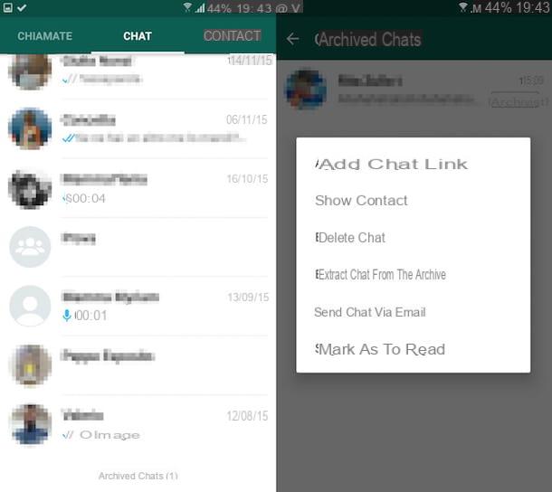 How to archive WhatsApp chats