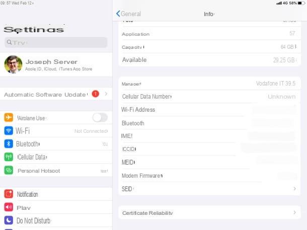 How to find iPad MAC address