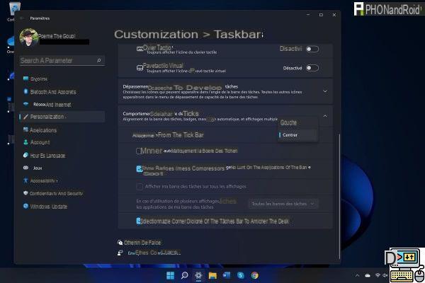 Windows 11: how to keep the Start menu on the left and customize the taskbar