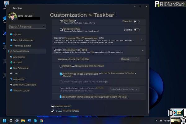 Windows 11: how to keep the Start menu on the left and customize the taskbar