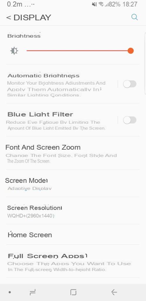 Galaxy S9: cómo aumentar la definición de la pantalla