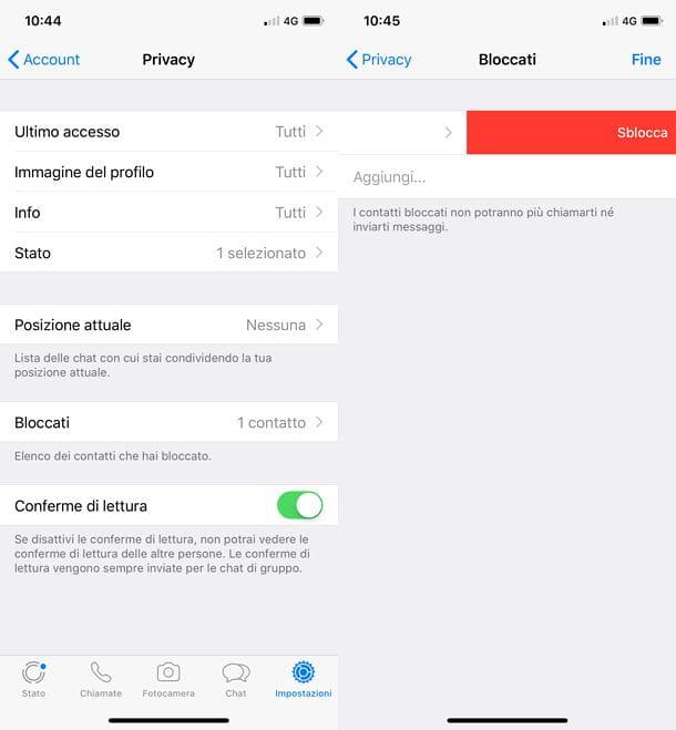 Comment débloquer les contacts WhatsApp