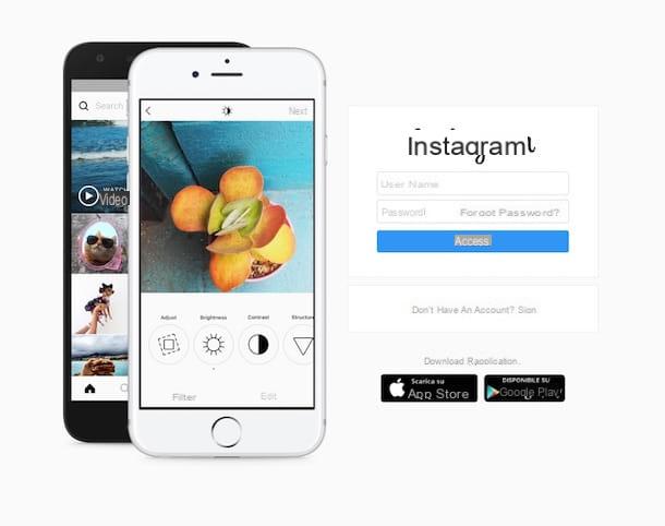 How to access Instagram