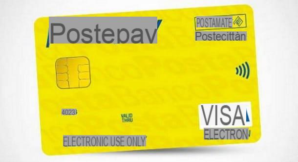 How to access my Postepay