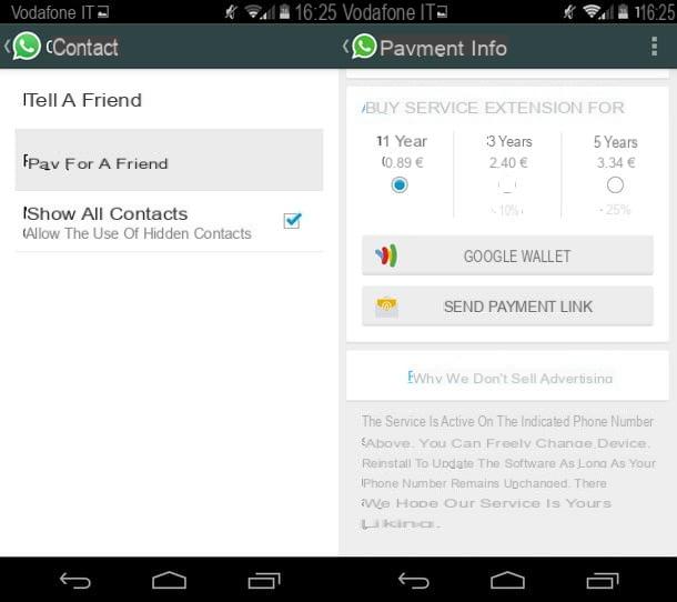 How not to pay WhatsApp