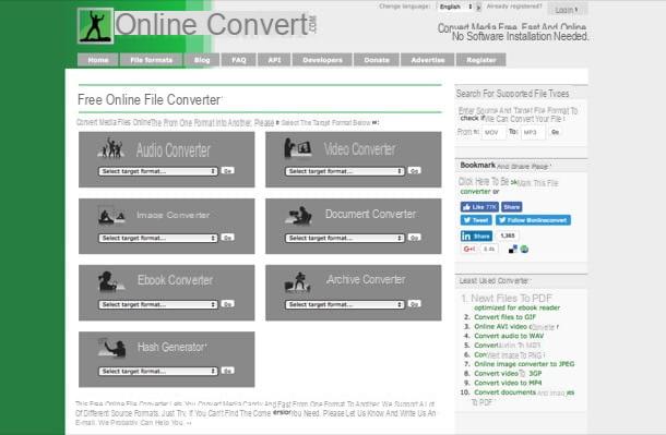 Comment convertir en ligne