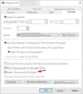 How to view the Windows Printer History