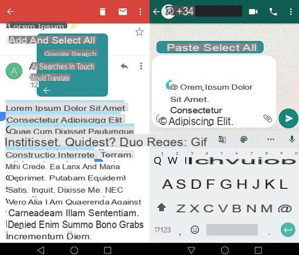 Comment transférer un e-mail sur WhatsApp