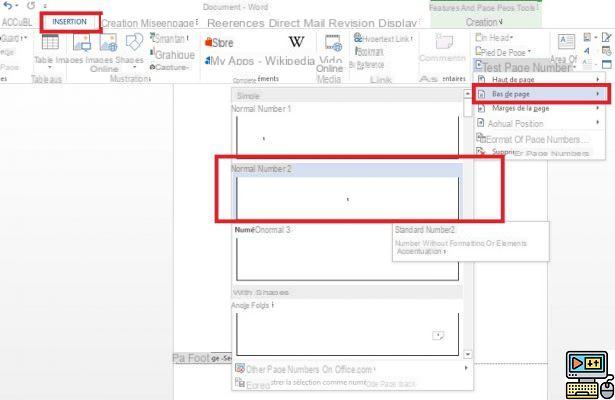 Page numbering in Word: how to number a document