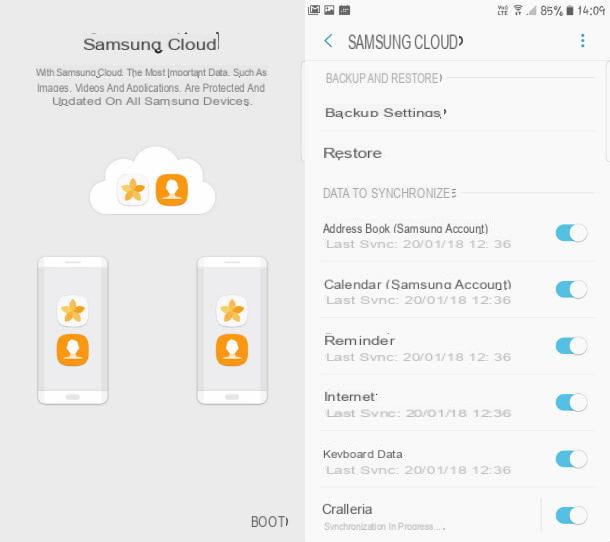 Cómo acceder a Samsung Cloud