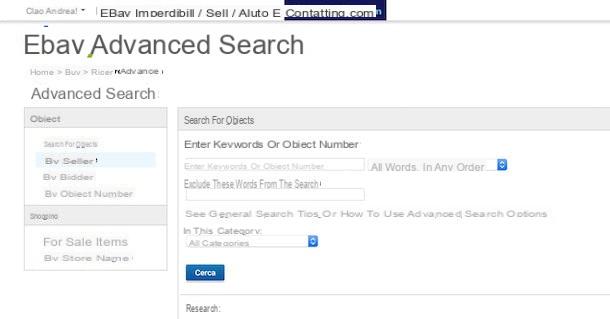 How to search for a seller on eBay